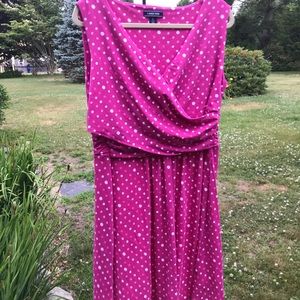 Lands End Pink Dress